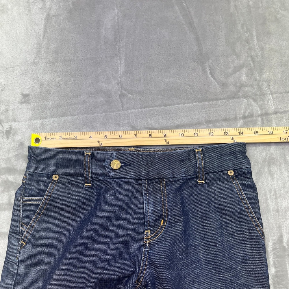 Citizens of Humanity Denim Bermuda Shorts Dark Wash Cuffed Hem Women 26 Fits 28" - Picture 5 of 10
